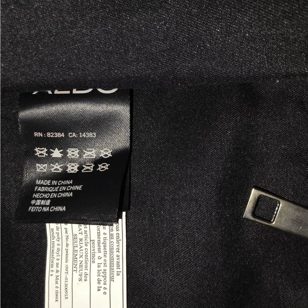 Aldo Sleek Black Backpack - Picture 13 of 15